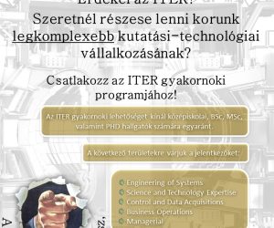 ITER gyakornoki program az Energiatudományi Kutatóközpontban